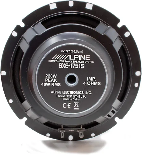Vista 6 de Alpine 2 pares de altavoces componentes SXE-1751S de 6.5