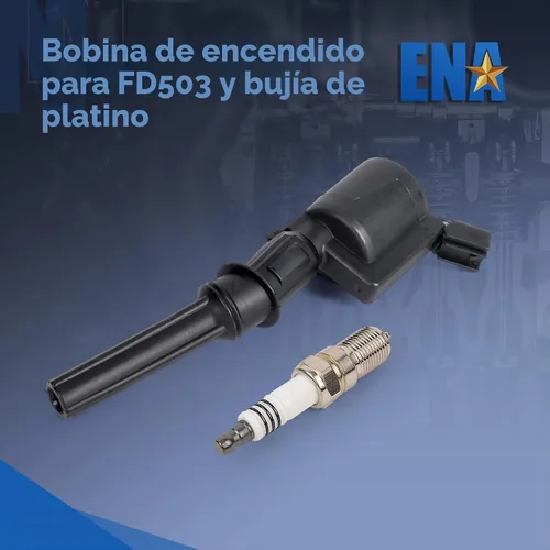 Vista 2 de ENA Bobinas de encendido DG508 y bujías SP479 para 5.4 V8 compatibles con Lincoln Ford Mustang Econoline Excursion Expedition Pickup E150 E250 E350