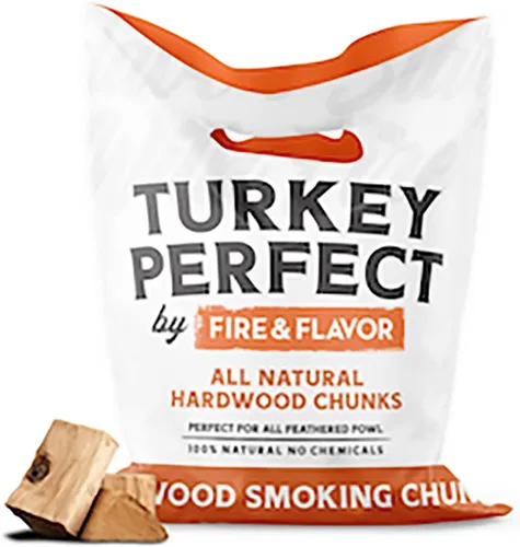 Vista 9 de Fire & Flavor Trozos de Madera de Manzana para Ahumar y Asar a la Parrilla - Totalmente Naturales, de Larga Duración con un Sabor Ligeramente Dulce