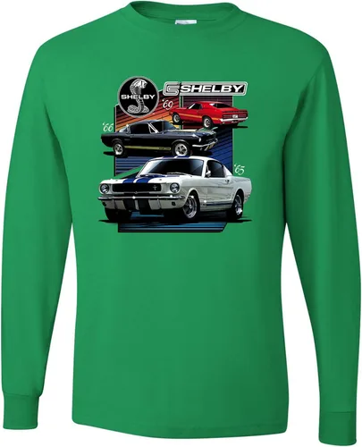 Vista 16 de Shelby '65 '66 '69 Powered by Ford Motors - Mangas largas oficiales para hombre