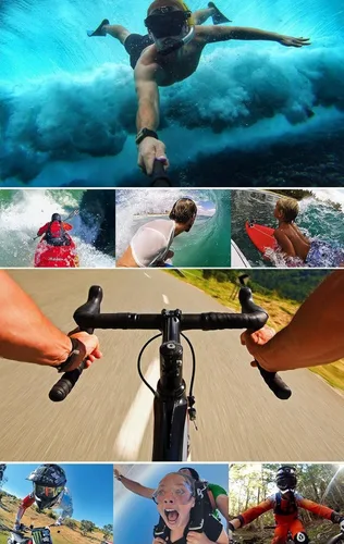 Vista 7 de Funda impermeable para cámara compatible con AKASO EK7000 Action Cam