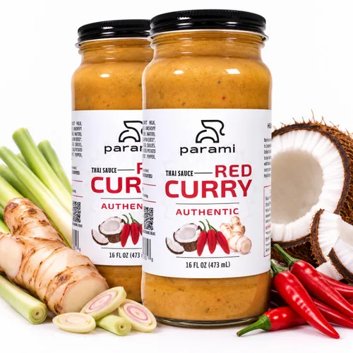 Vista 13 de Parami Salsa de curry tailandés tamaño 16 onzas (sin gluten, sin lácteos, sin nueces) (paquete de 1, verde)