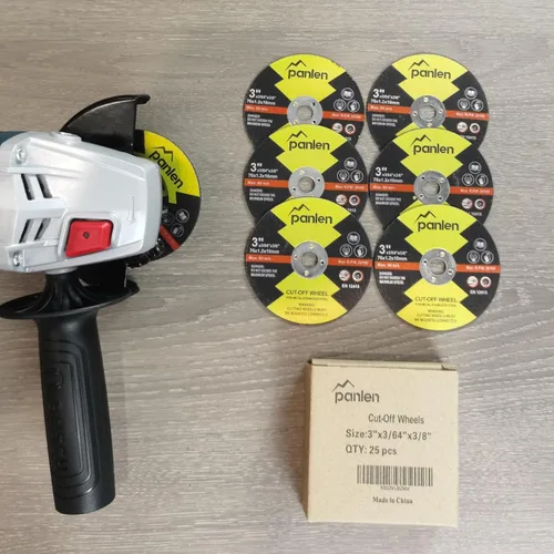 Vista 5 de Paquete de 25 ruedas de corte de 3" x 3/8" para discos de corte