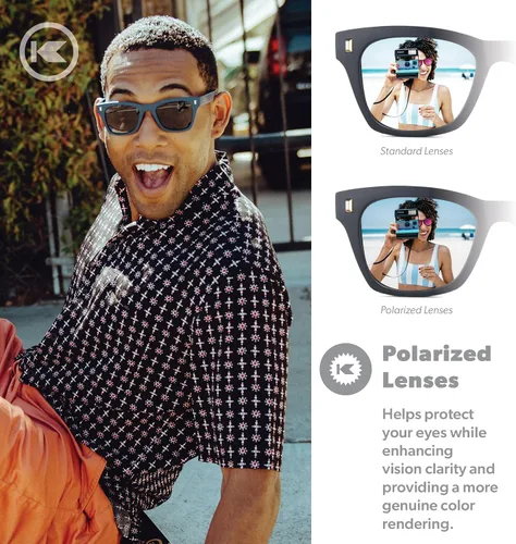 Vista 4 de Knockaround Seventy Nines - Gafas de sol polarizadas para hombres y mujeres, protección completa UV400
