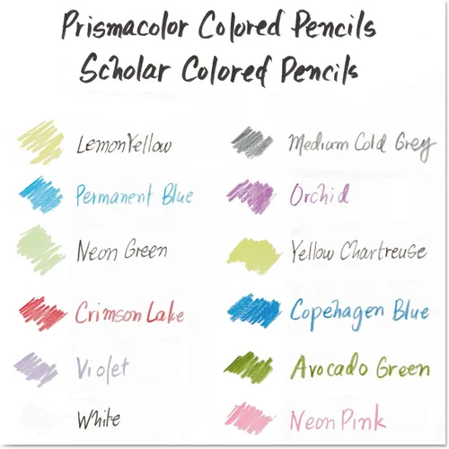 Vista 9 de Prismacolor 92807 Scholar - Lápices de madera (48 colores surtidos)