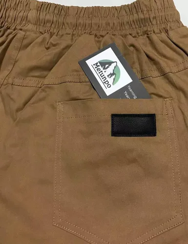 Vista 7 de Pantalones de jogging para hombre, pantalones deportivos de senderismo, pantalones deportivos casuales con cordón para fitness, A-caqui