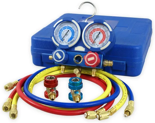 Vista 2 de Bomba de vacío Zeny Combo 3.5CFM/4CFM 1/4HP para sistema de calefacción, ventilación y aire acondicionado, kit de refrigeración, conjunto