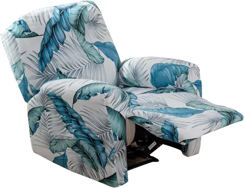 Vista 21 de Eco-Ancheng Fundas reclinables de 4 piezas, fundas para sillas reclinables, fundas elásticas para sofá reclinable, fundas ajustables