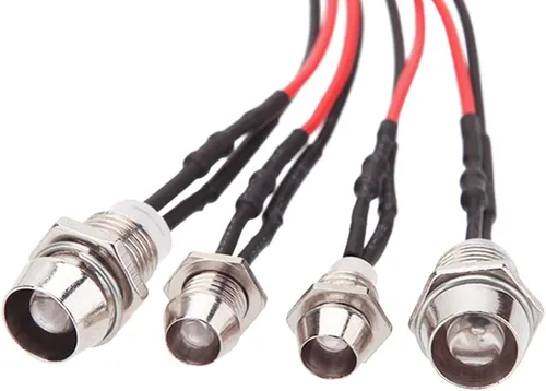 Vista 3 de luces Led para auto Rc camiones 4 LED Rc auto juego de luces Led camión Rc luces Led Rc juego de luces de camión Rc faros de auto, luz trasera