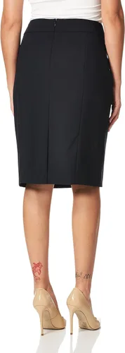 Vista 3 de Calvin Klein Falda de traje recta Lux de ajuste clásico para mujer