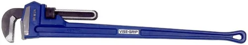 Vista 6 de IRWIN Tools VISE-GRIP - Llave de tubo, hierro fundido, mandíbula de 1 pulgada, longitud de 8 pulgadas (274105), azul