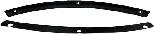 Vista 3 de Parabrisas de motocicleta de acero negro brillante suave compatible con Harley Davidson Touring Street Glide Electra Glide Ultra Limited Tri Glide