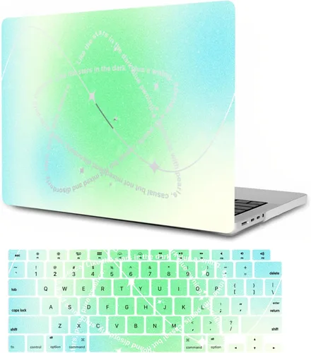 Vista 9 de Funda compatible con MacBook Pro de 13 pulgadas 2012 2011 2010 2009 2008 versión A1278, funda protectora de plástico duro y cubierta de teclado