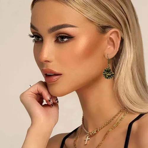 Vista 3 de Aretes de rana vintage con forma de rana y animales para mujeres y niñas