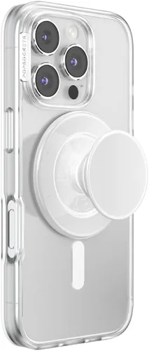Vista 19 de PopSockets Agarre para teléfono con soporte expandible, agarre adhesivo, color blanco fresco Sujeción segura y cómoda, anticaída, soporte, flor