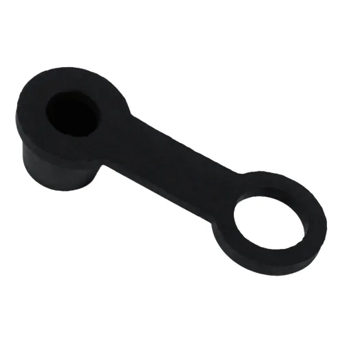 Vista 4 de Aramox Tapón de pezón de purga de freno, 4 piezas de goma negra para pezón de purga de grasa Zerk, cubierta antipolvo de 0.315 in para motocicleta
