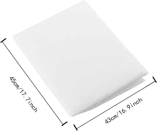 Vista 6 de Juego de 12 filtros de filtro para campana extractora no tejida, filtros de grasa universales, juego de filtros de campana extractora con 20
