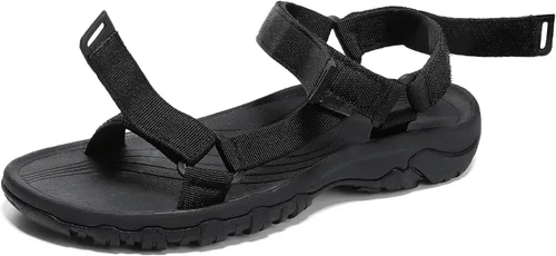 Vista 7 de Sandalias deportivas para hombre, sandalias de senderismo de espuma EVA, suela intermedia para exteriores, con soporte de arco, zapatos de agua