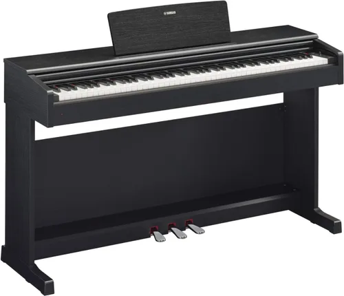 Vista 5 de Yamaha YDP144B Serie Arius - Piano de consola digital con banco, negro