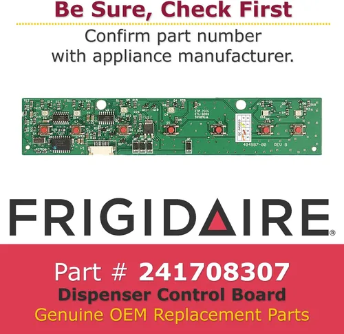 Vista 2 de GENUINE Frigidaire 241708307 Tablero de control dispensador para refrigerador