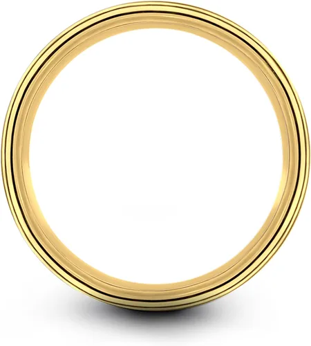 Vista 2 de Regalo para novia Anillo de pastel de boda 0.315 in grabado personalizado Oro rosa amarillo plata Aniversario de boda Banda Hombres Mujeres