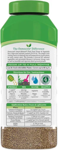 Vista 5 de Osmocote Smart-Release - Alimento para plantas para flores y verduras, fertilizante para plantas, 2 libras (paquete de 12)