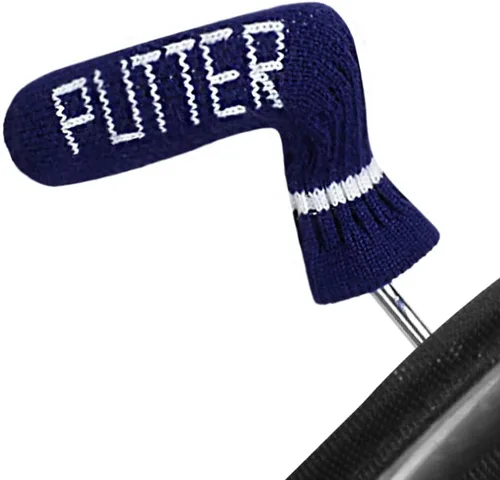 Vista 12 de Scott Edward Blade Putter Cover Knitted, 1 Piece in Pack, Fits Golf Blade Putters Cute and Soft