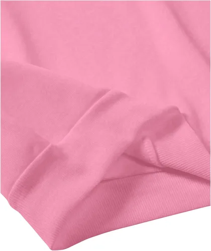 Vista 4 de GORGLITTER Sudadera de manga larga con cuello redondo y estampado de letras para hombre