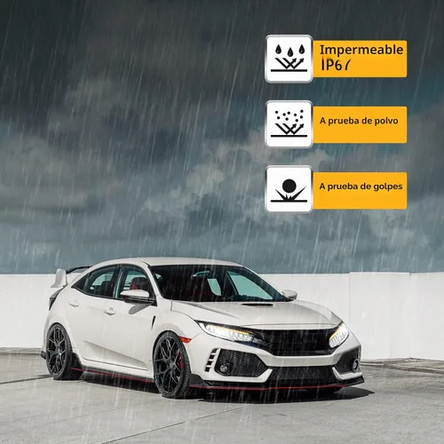 Vista 7 de VLAND Faros delanteros compatibles con Honda Civic 2016-2021 con señal de giro secuencial