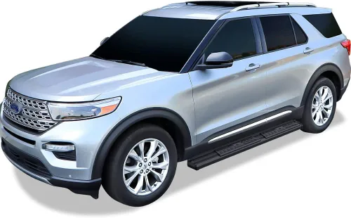 Vista 2 de APS Estribos Nerf estilo OE negro compatibles con Ford Explorer 2020-2024 Sport Utility de 4 puertas