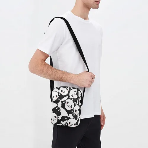 Vista 7 de Sinestour Bolsa de mensajero de alpaca con cactus de acuarela para mujeres y hombres, bolsa de hombro para trabajo y negocios