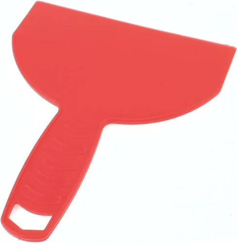 Vista 2 de Utoolmart Raspador de masilla 6 "plástico flexible masilla cuchillos esparcidor desechable para pegar paneles de yeso pintura de pared rojo 1 unids