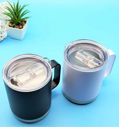Vista 6 de Taza de café aislada personalizada con tapa, 12 onzas, personalizable con nombre o texto, taza de viaje personalizada