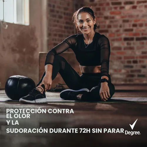 Vista 3 de Degree Desodorante Antitranspirante Avanzado, paquete de 4, Protección contra Sudor y Olor por 72 Horas, Shower Clean, Antitranspirante para Mujeres