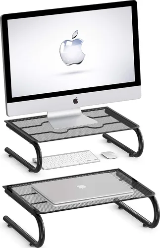 Vista 2 de Simple Houseware – 2 unidades de estante de malla para monitor