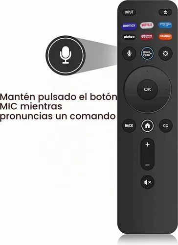 Vista 2 de Universal para VIZIO-Smart-TV, control remoto XRT260 para todos los televisores inteligentes LED LCD HD 4K UHD HDR (con función de voz)