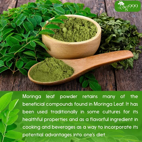 Vista 8 de TOG999, Polvo de hoja de moringa prémium de 16 onzas, 100% natural y puro de hojas de moringa, sin aditivos, sin gluten, sin azúcar, vegano