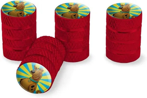 Vista 7 de GRAPHICS & MORE Scooby-Doo - Tapones de válvula de aluminio para llantas de neumático