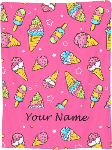 Vista 12 de Manta personalizada con texto de tu nombre, mantas de vellón coloridas personalizadas con huesos de pescado para adultos, niños, familia
