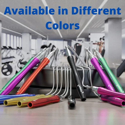 Vista 5 de Jump Rope, High Speed Weighted Jump Rope - Premium Quality Tangle-Free - Self-Locking Screw-Free Design - Jump Ropes for Fitness - Skipping Rope for