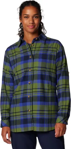Vista 11 de Columbia Camisa de franela Holly Hideaway para mujer Tartán de búfalo de tiza