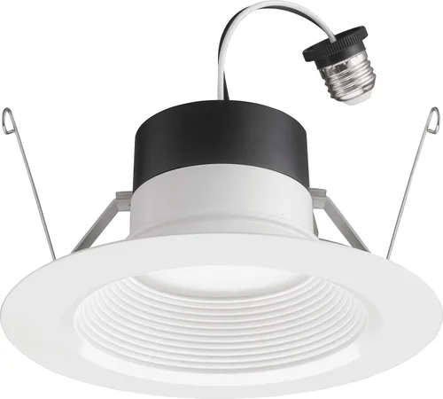 Vista 12 de Juno 4BEMW SWW5 90CRI CP6 M2 E-Series LED empotrable, moldura deflectora, 4 pulgadas, color blanco (paquete de 12)