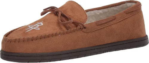 Vista 6 de FOCO Pantuflas tipo mocasín con logotipo del equipo de la NBA para hombre