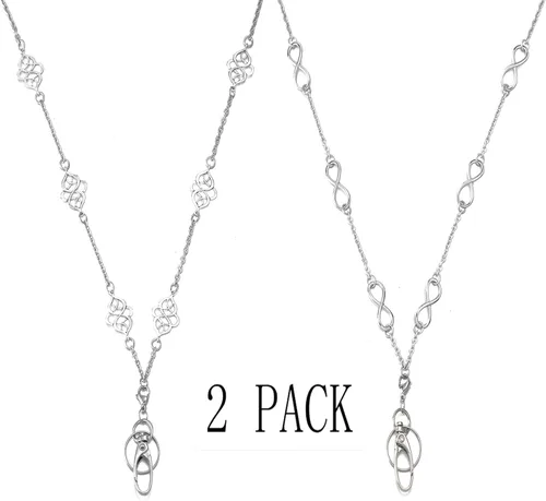 Vista 11 de Cordón de moda para mujer, collar de cadena súper fuerte para llaves