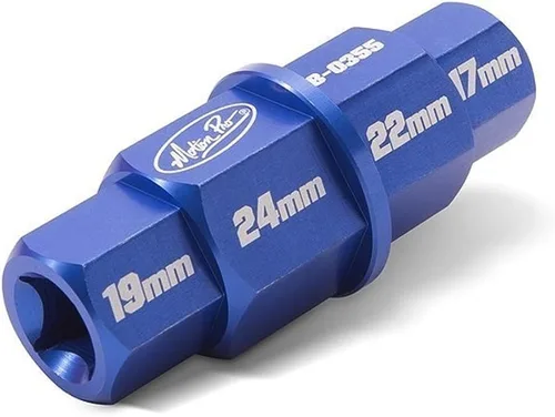 Vista 2 de Motion Pro 08-0355 T6 Superlight - Herramienta de eje hexagonal de 17, 19, 22, 24 mm