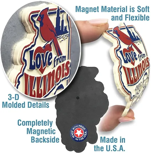 Vista 3 de Bigfoot Don't Stop Believing - Imán de póster de Classic Magnets, goma 3D estilo vintage, regalos coleccionables fabricados en los Estados Unidos