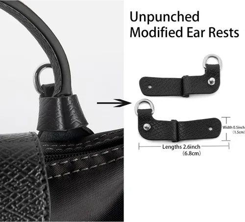 Vista 4 de Correa de Cuero para Bolso Bandolera Correa de Hombro Ajustable Adecuada para Bolsos Long Champ