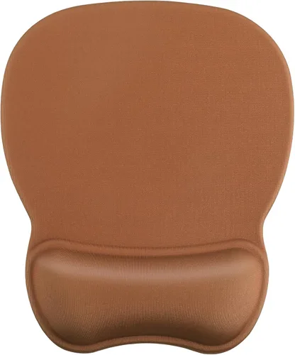 Vista 32 de MROCO - Alfombrilla ergonómica para mouse con reposamuñecas de gel, 9.4 x 8.1 pulgadas, color negro Ergonomic Shape Design for Pain Relief