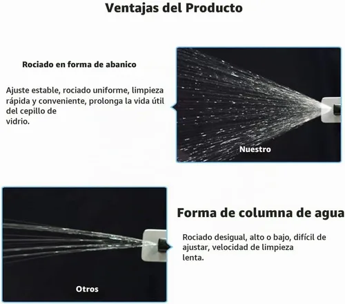 Vista 3 de Kit de boquillas para limpiaparabrisas para Chrysler, Dodge, Ram Washer Jet y manguera de fluido con conector