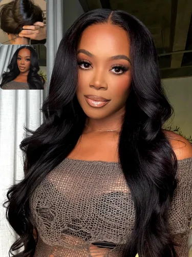 Vista 23 de Nadula Bye Bye Cap 13x4 HD Cuero Cabelludo Real 3D Body Wave Pelucas de Encaje Frontal de Cabello Humano Pre Todo, Peluca Sin Pegamento con Cordón